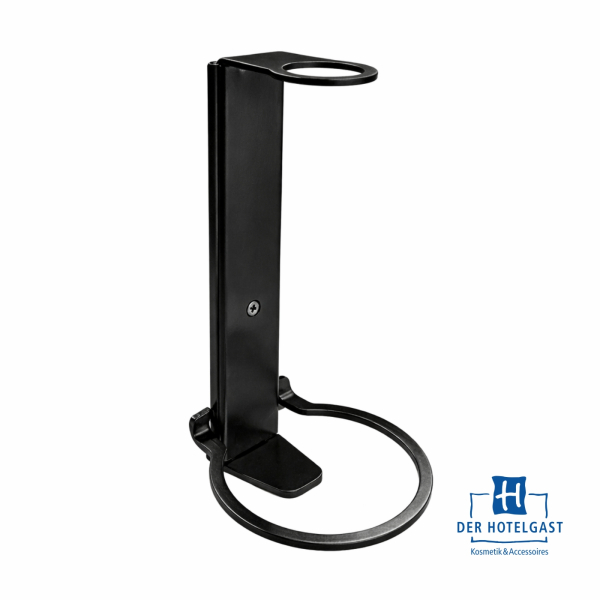 Hotel Wandhalter 200ml schwarz aus Metall